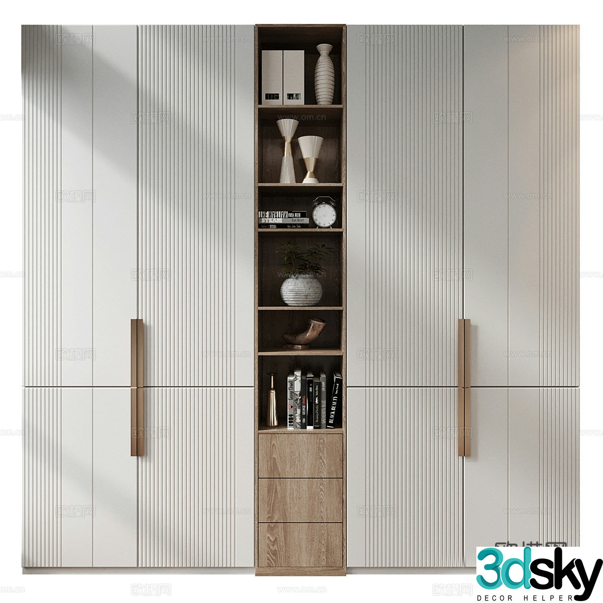 Decorative cabinet Display cabinet Decorative ornaments Wardrobe Decorative cabinet ornaments Ornaments Porch cabinet 3D model