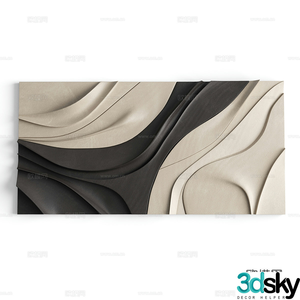 New Chinese style wall decoration pendant 3D model