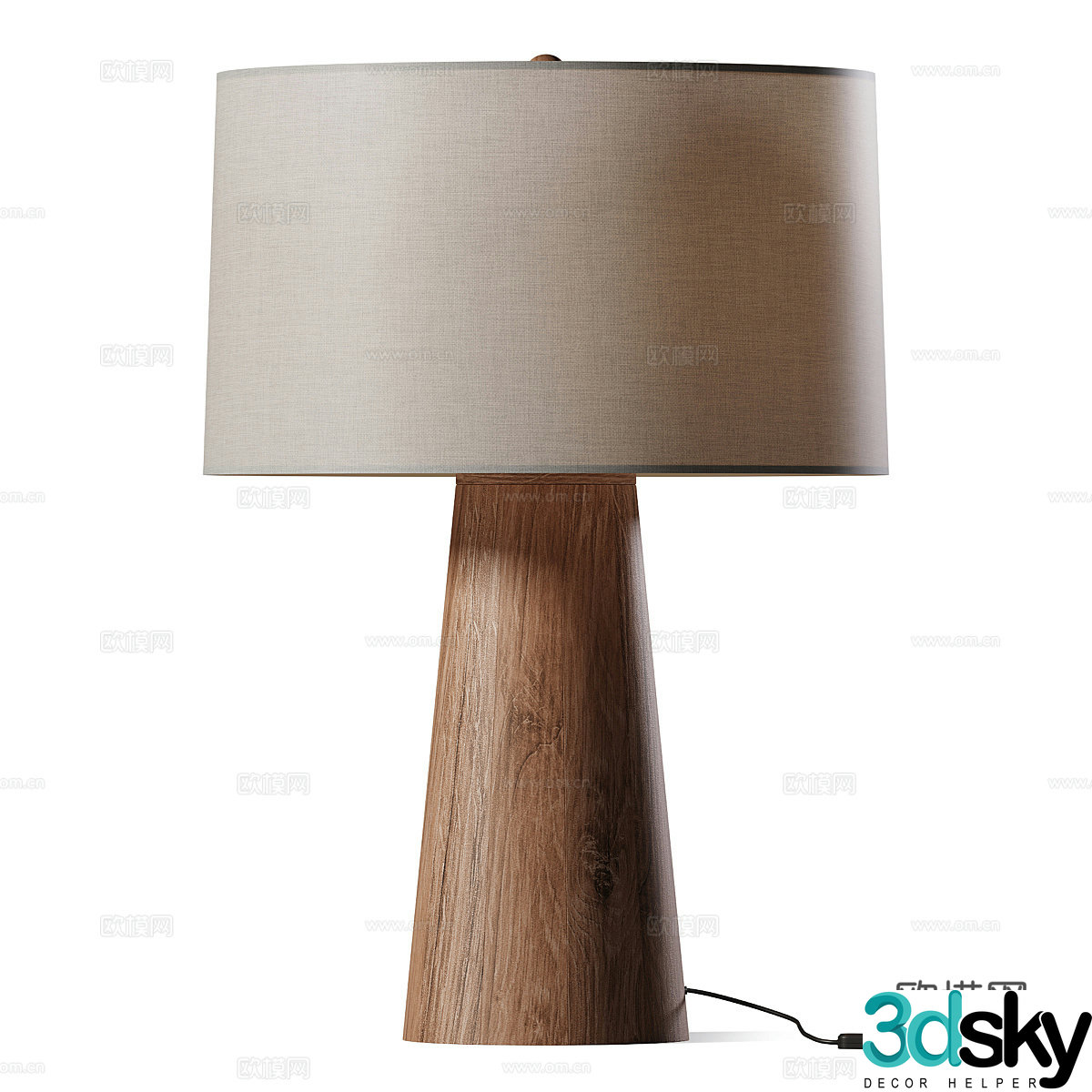 New Chinese desk lamp 3D model