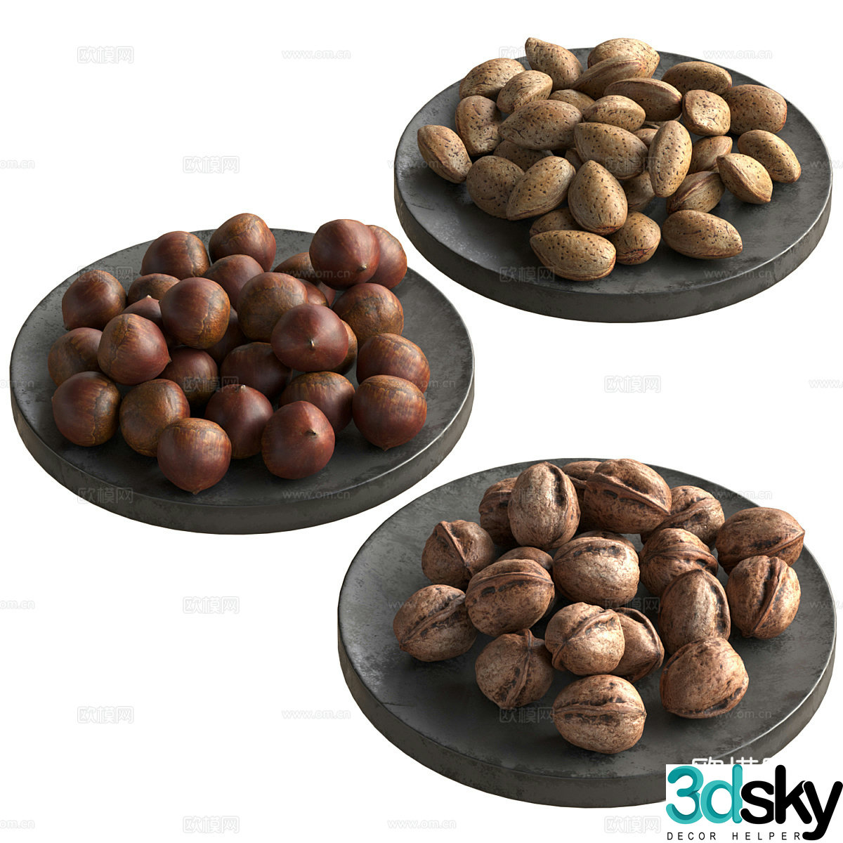 Dried fruit ornaments Decorative ornaments Kitchen ornaments Decorative ornaments Dining table ornaments Side cabinet ornaments 3D model