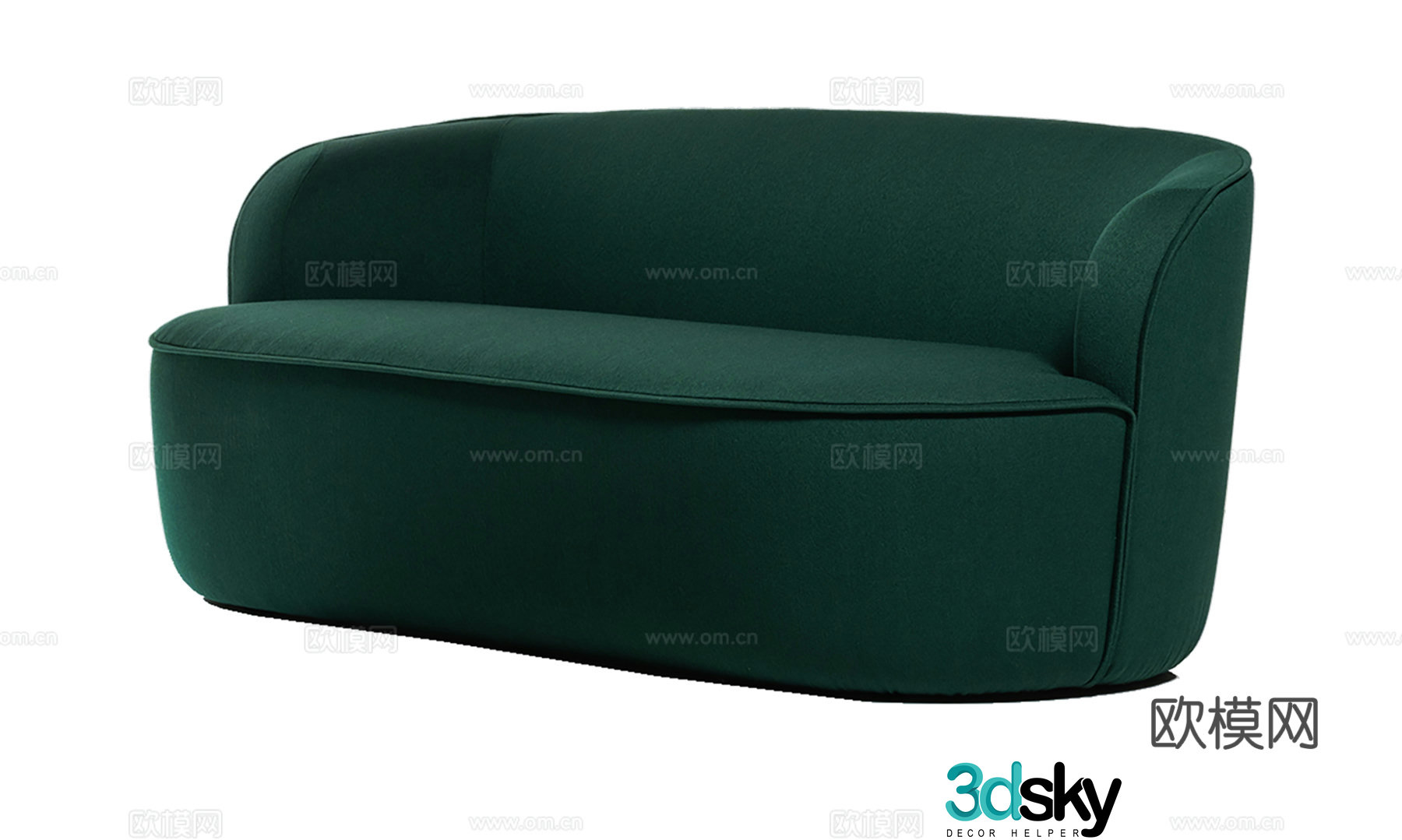 Wittmann Italian multiplayer sofa 3d model