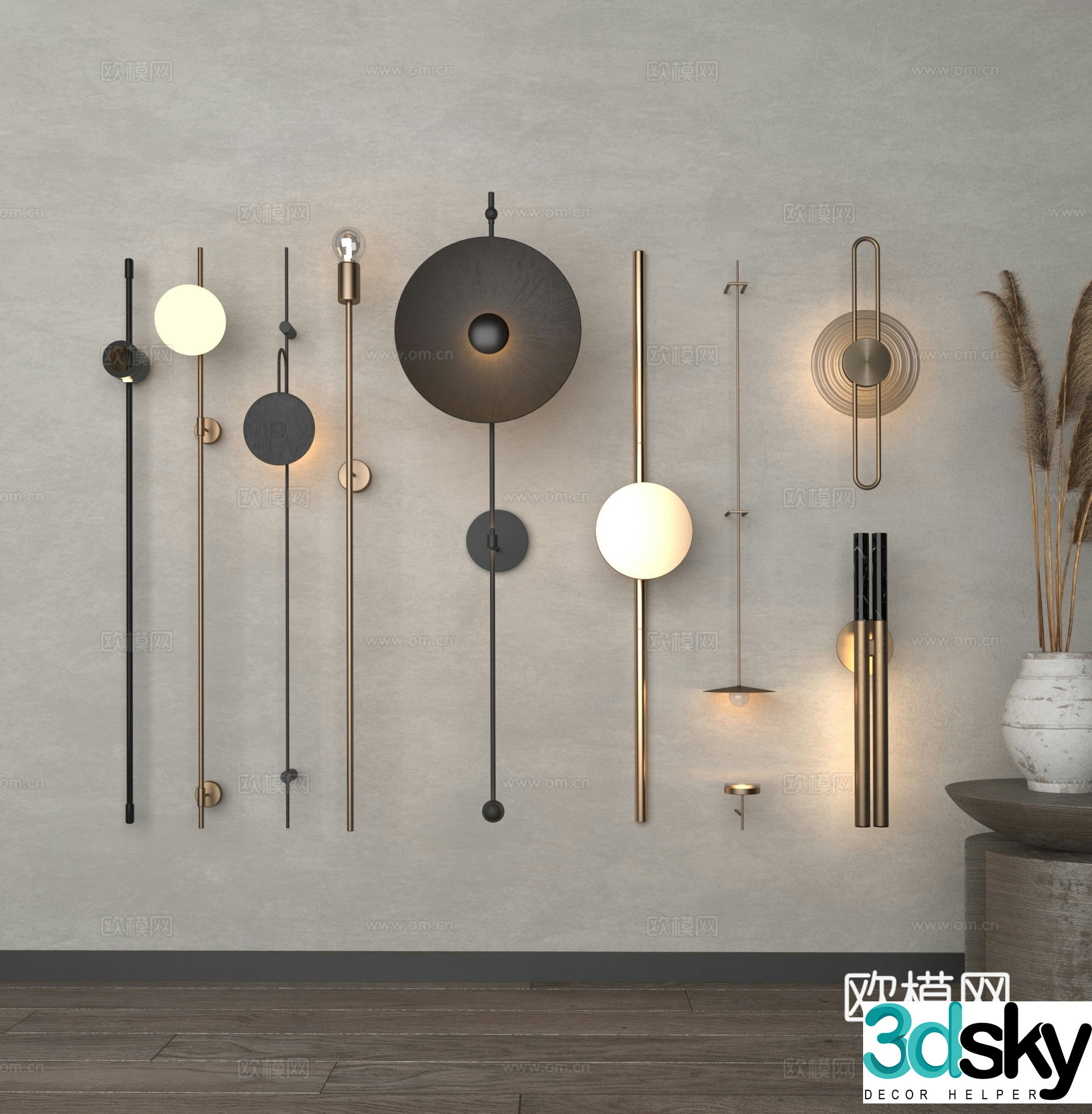 Wall lamp 3d model