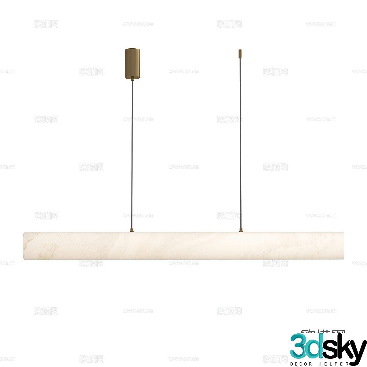 Modern simple chandelier chandelier simple chandelier light luxury chandelier living room chandelier 3d model