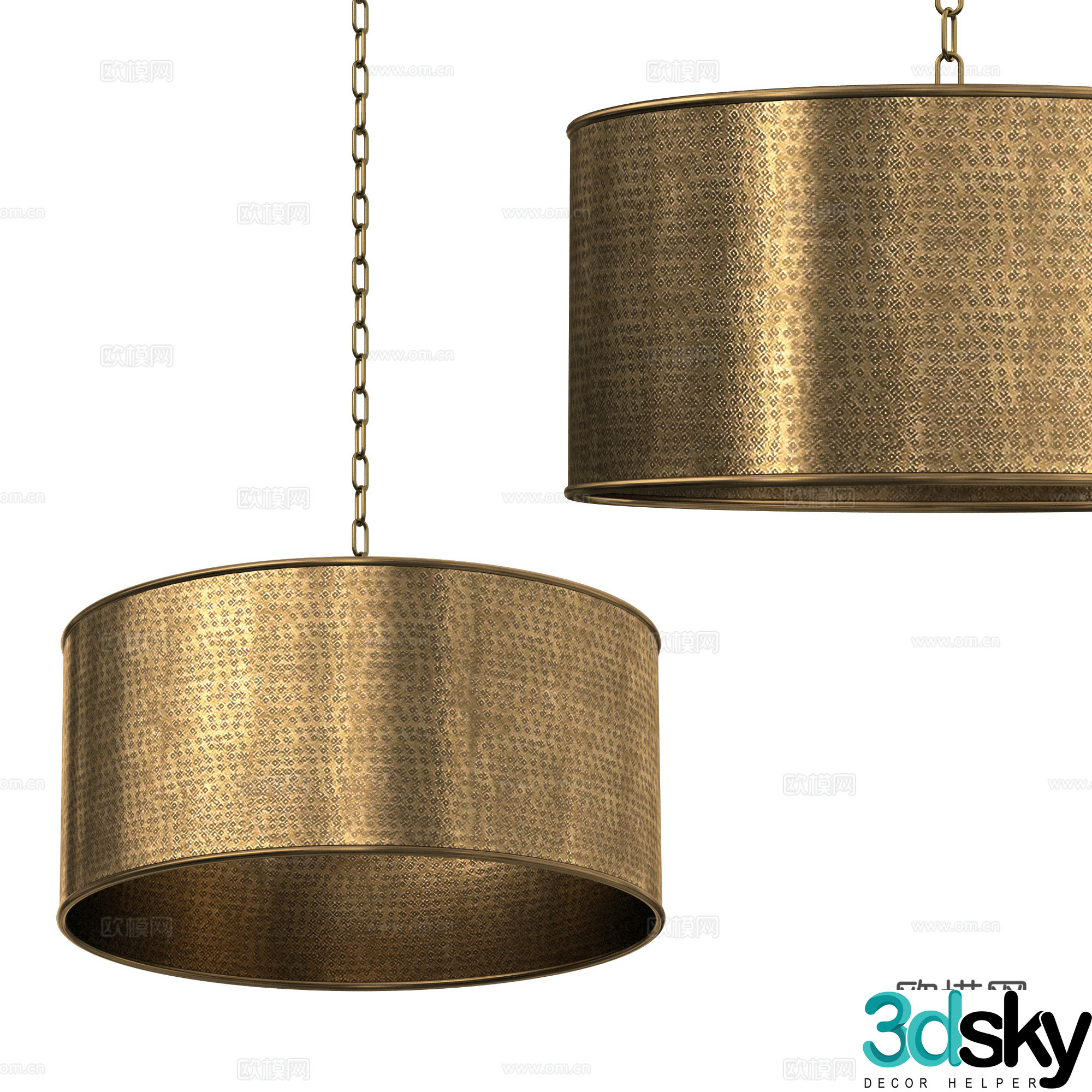 Classical chandeliers art chandeliers metal chandeliers iron chandeliers industrial chandeliers bedside chandeliers 3D model