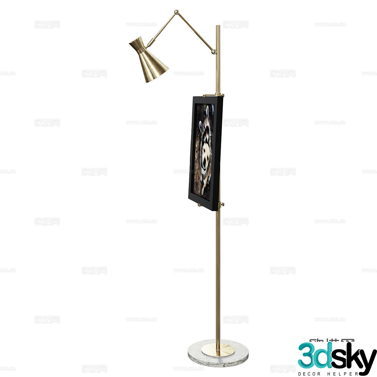 Decorative floor lamp Art floor lamp Creative floor lamp Retro floor lamp Classical floor lamp 3D model