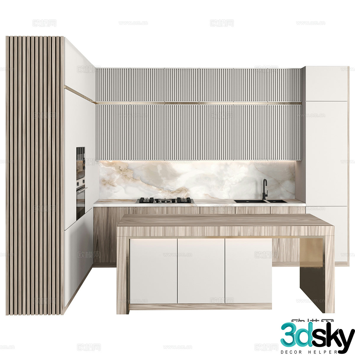 Modern cabinet 3d model