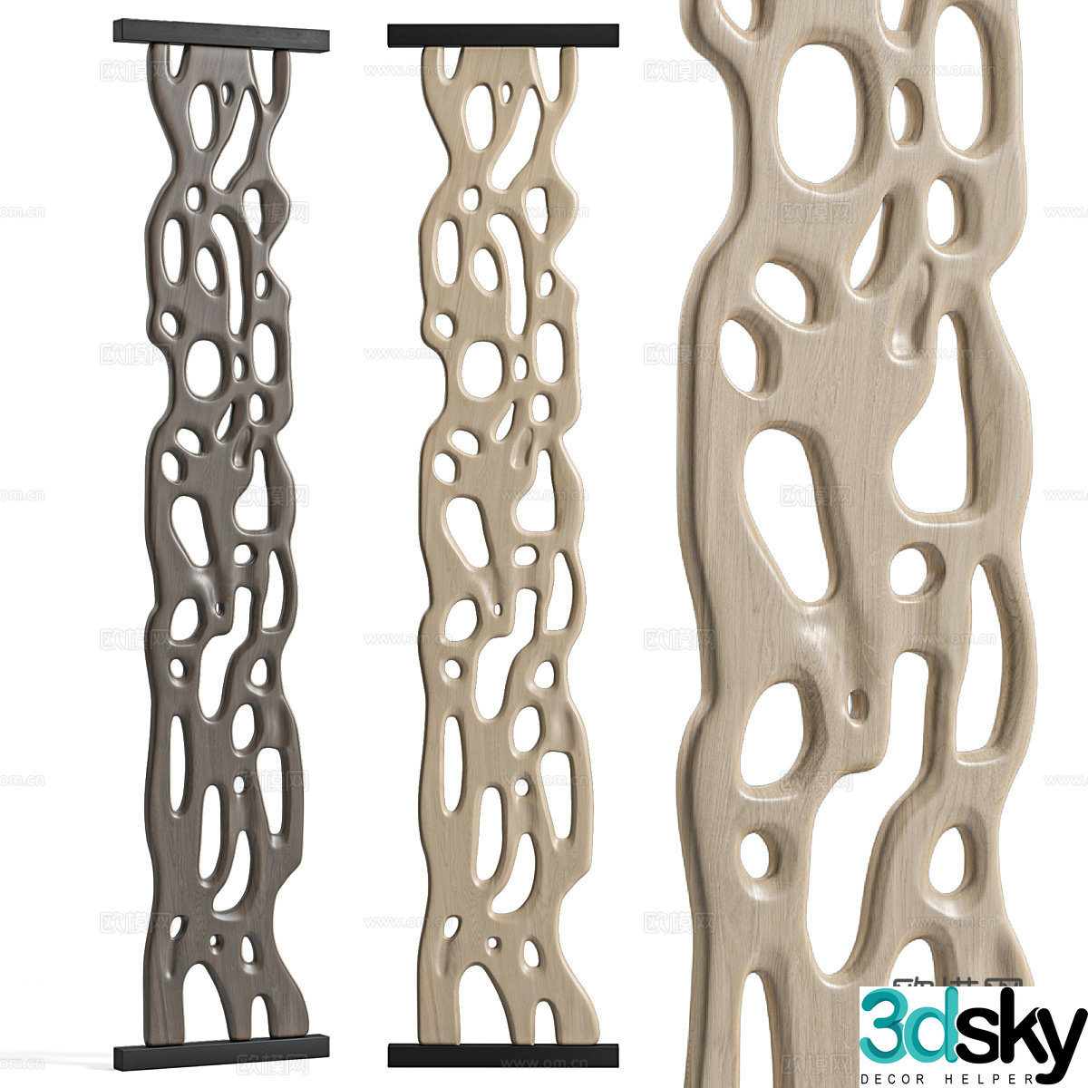 Simple partition Art partition Study partition Entrance partition Bathroom partition Bedroom partition 3D model