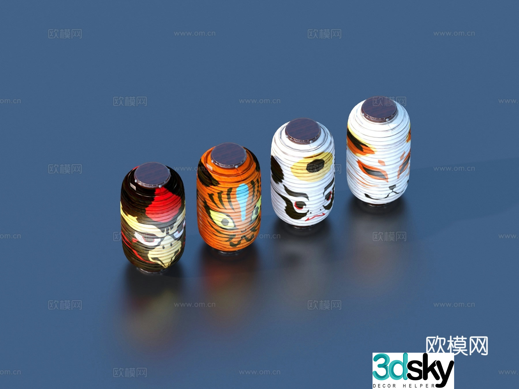 Lantern Lantern Sketch 3d Model