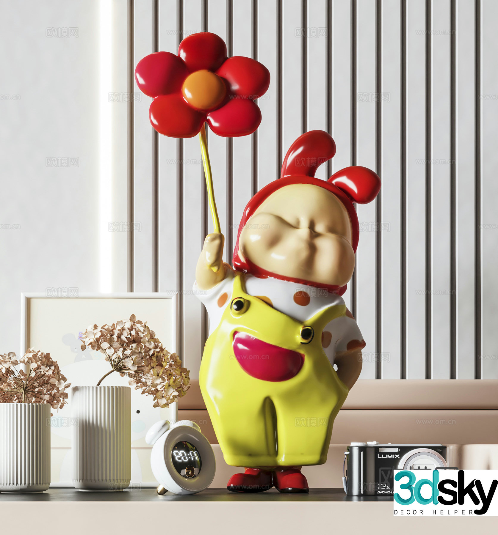 Modern sculpture 3d model