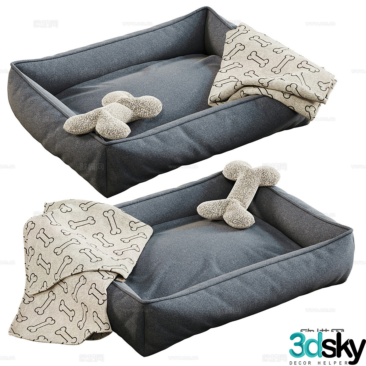 Pet nest Cat kennel Dog kennel Pet pad 3d model