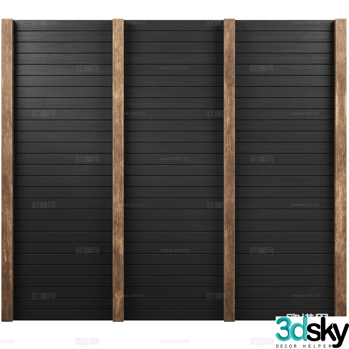 Sofa background wall 3d model