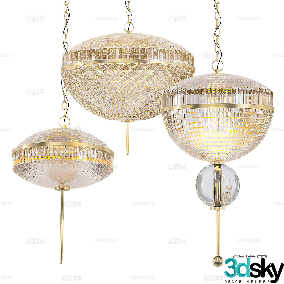 Crystal Chandelier Glass Chandelier Bedside Chandelier Restaurant Chandelier Bar Chandelier Art Chandelier 3D Model