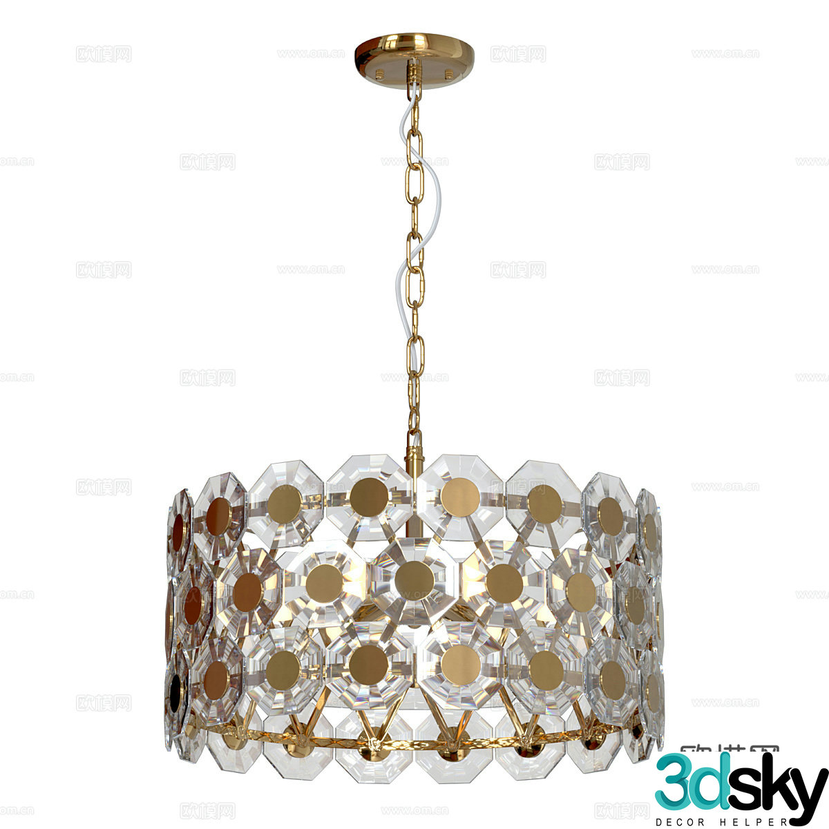 Crystal Chandelier Odeon Light Tokata 4973/63d Model