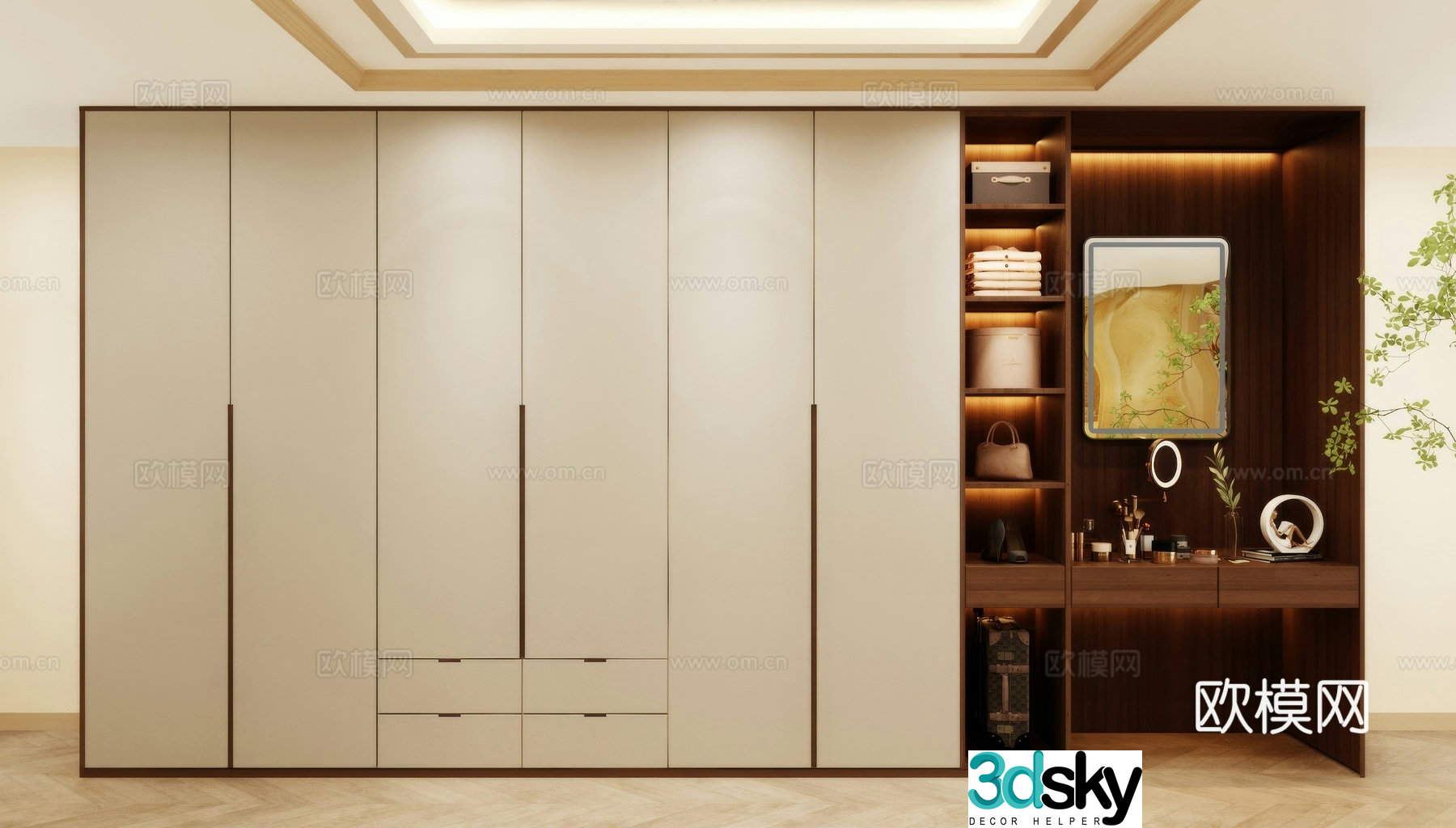 Wardrobe design Wardrobe renderings Wardrobe wardrobe design Wardrobe cabinet 3d model