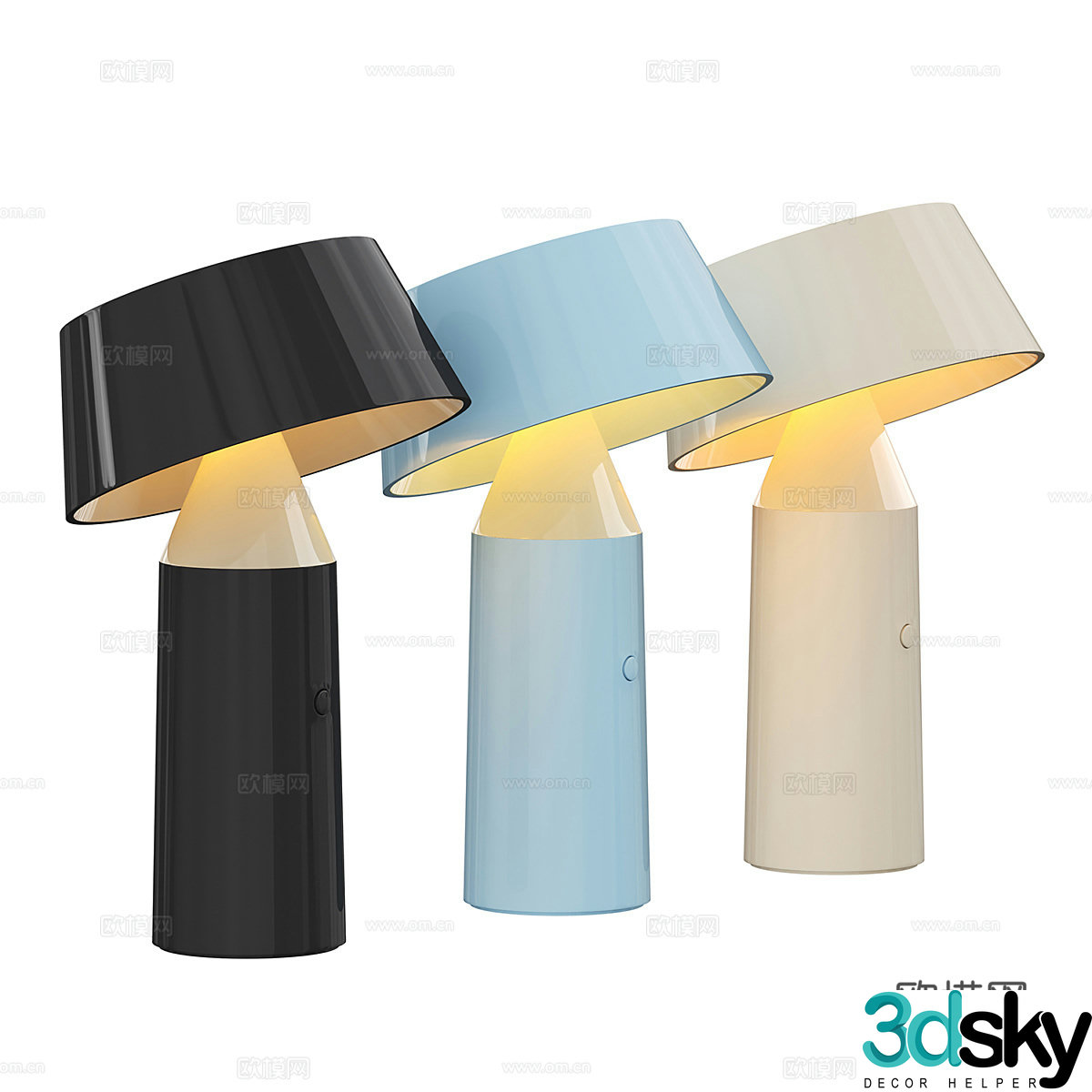 Modern MARSET BICOCA desk lamp 3d model