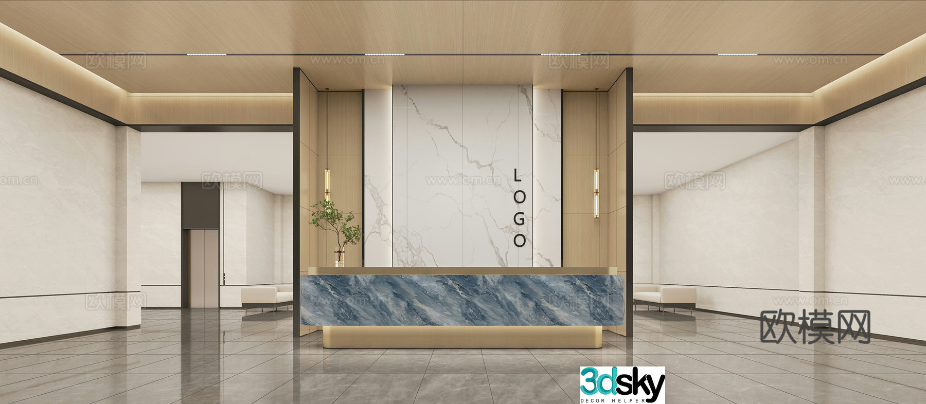 Home Lobby 3D Model