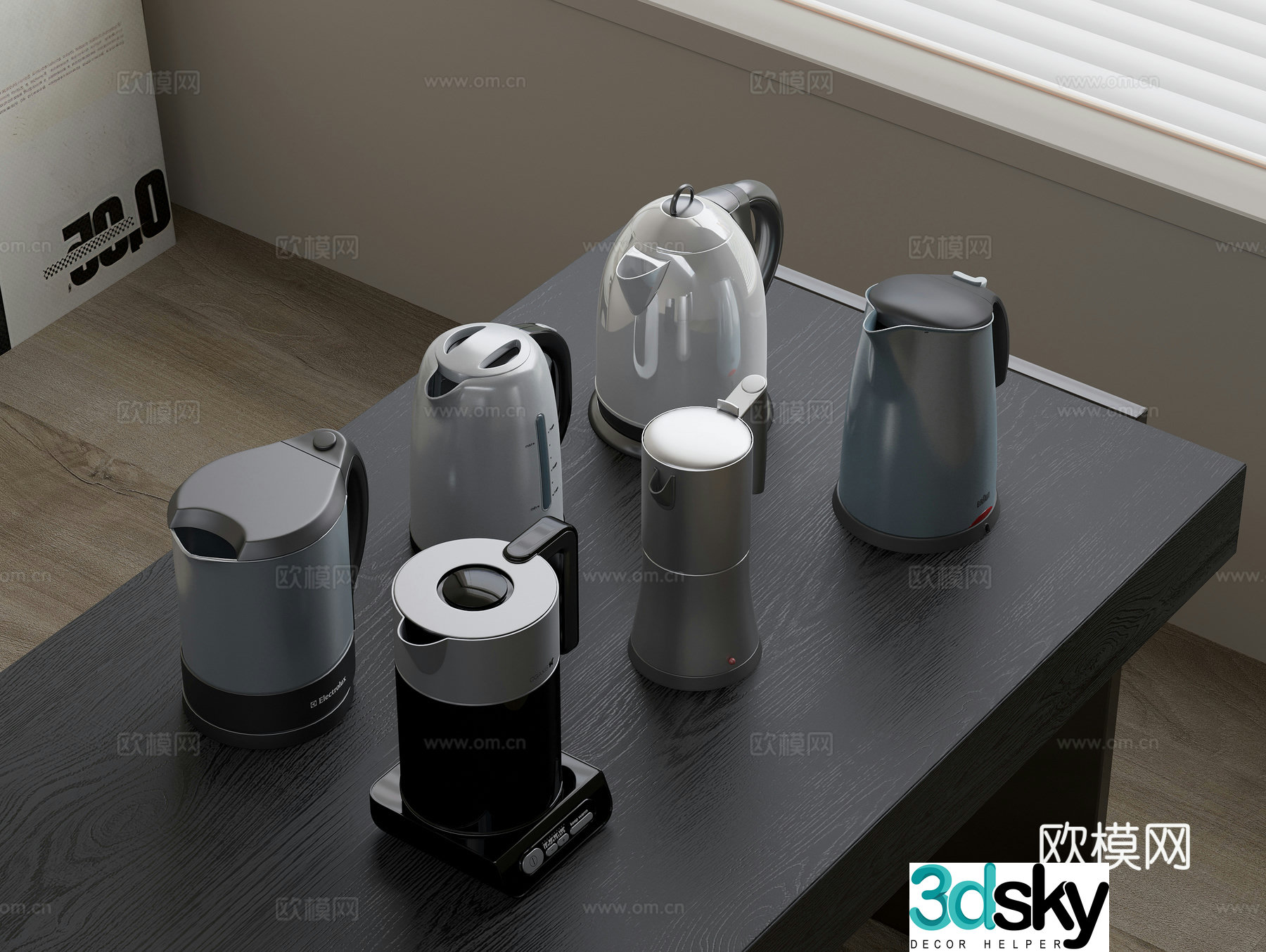 Kettle Electric Kettle Kettle 3D Model