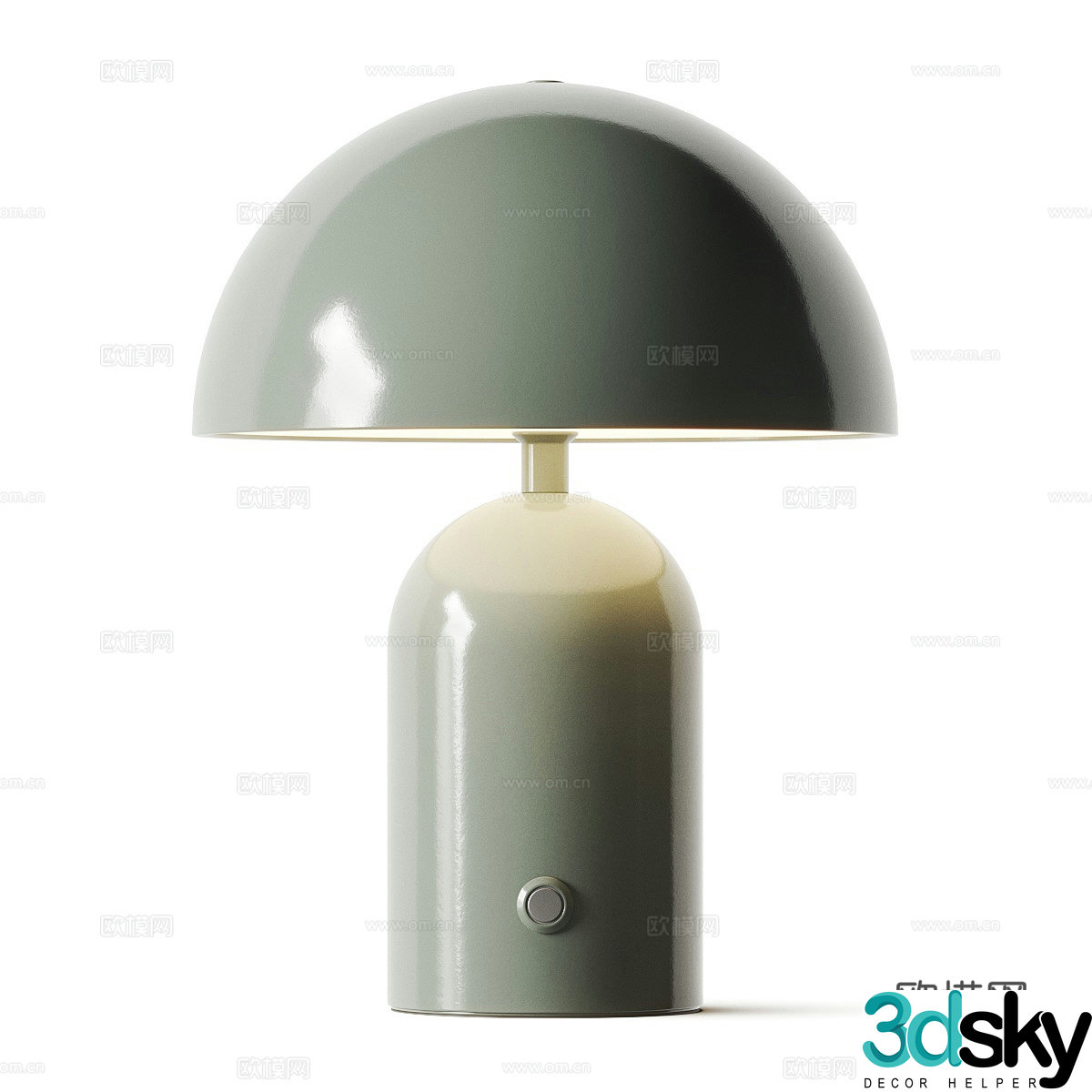 Modern Italian Westwing Walter Table Lamp 3D Model