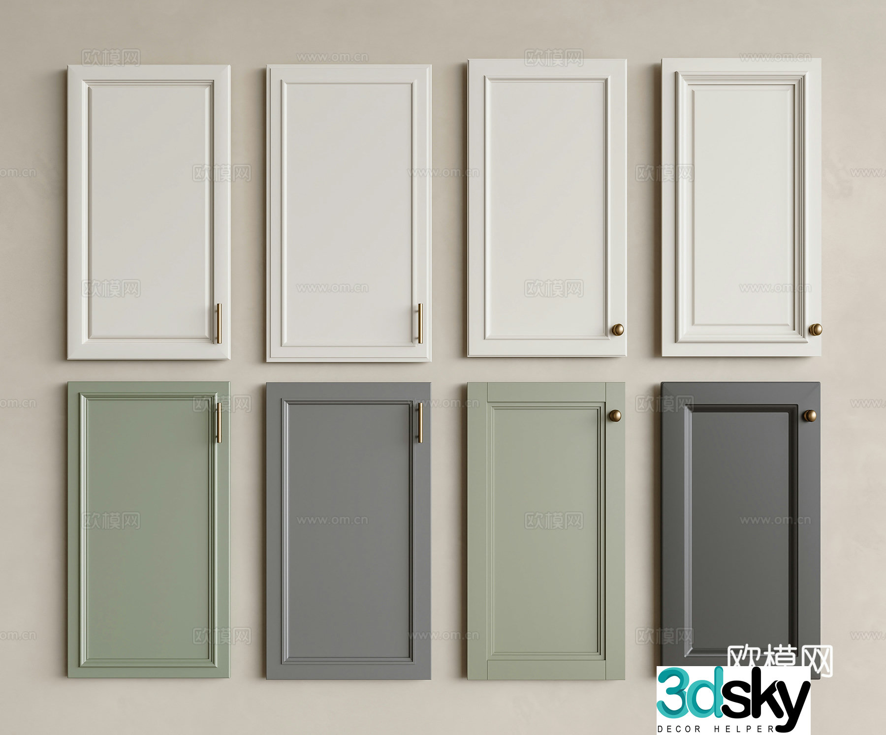 French cabinet door cabinet door cabinet door wardrobe door panel shoe cabinet door panel wine cabinet door panel 3D model