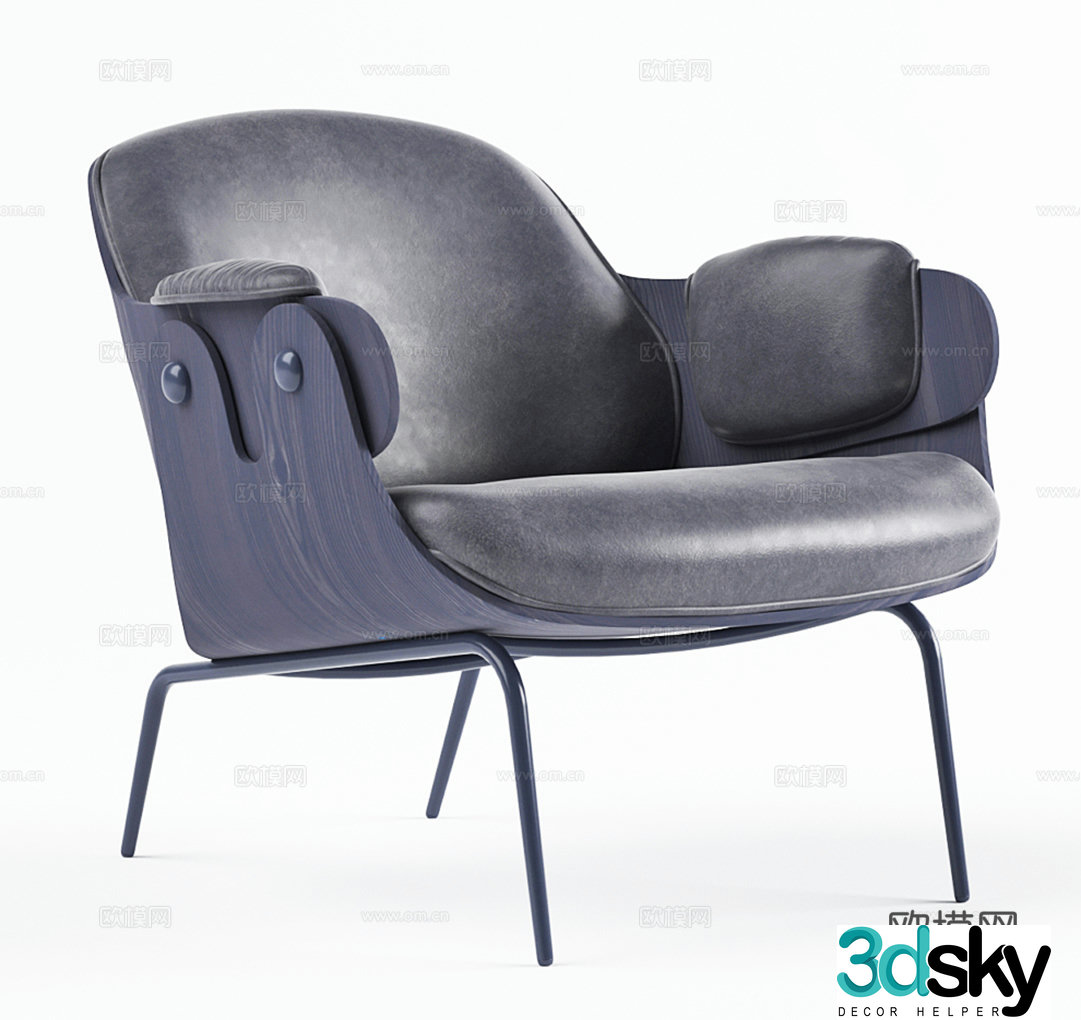 Leather leisure chair Leather leisure chair Leather single chair Leather single chair Outdoor leisure chair Outdoor 3d model