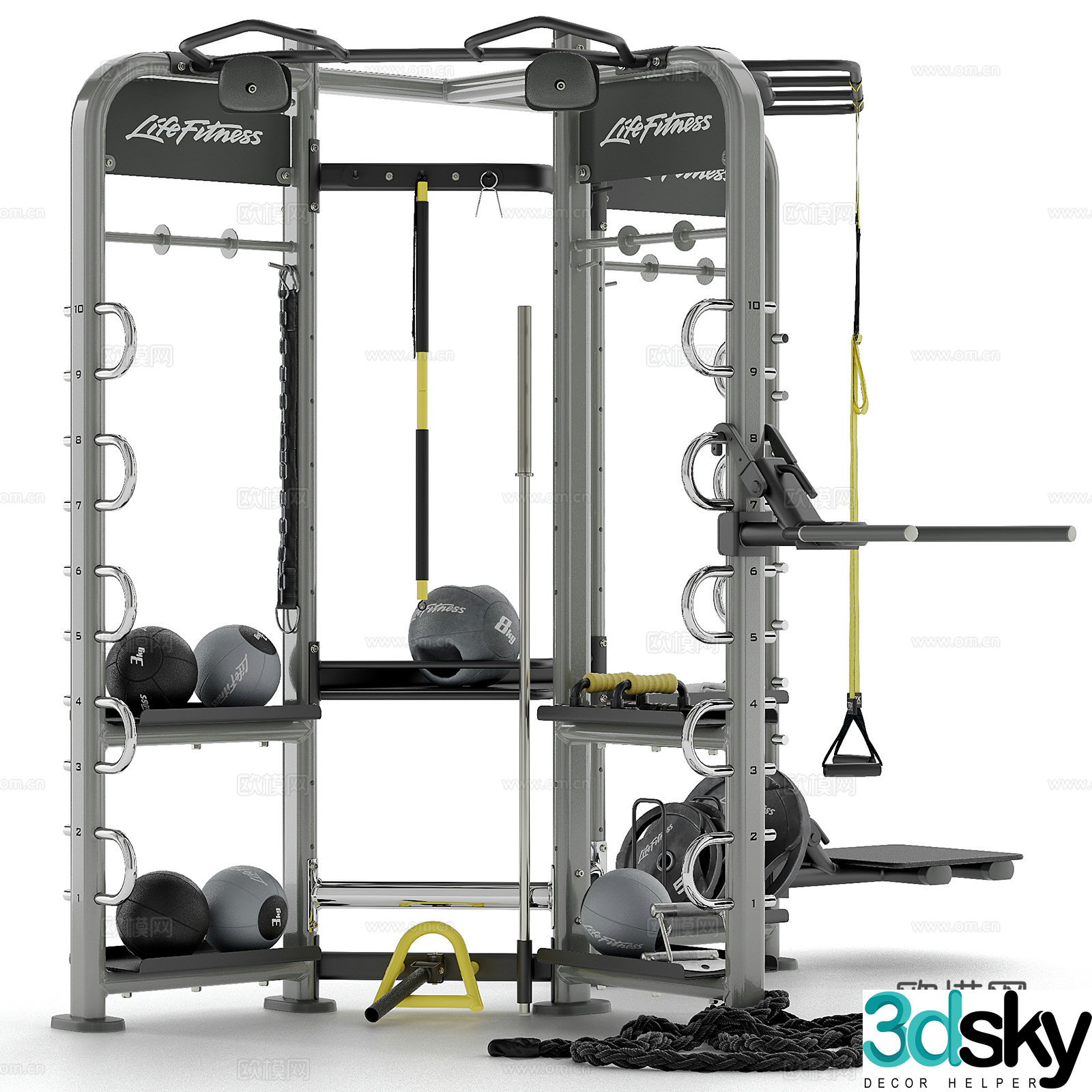 Sports equipment 3D model