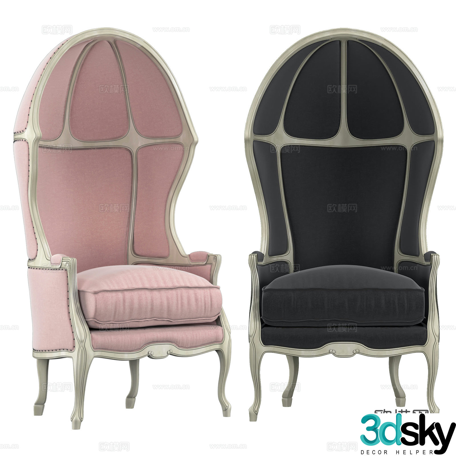 Single sofa 3d model