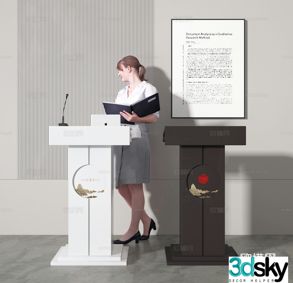 Podium 3D model
