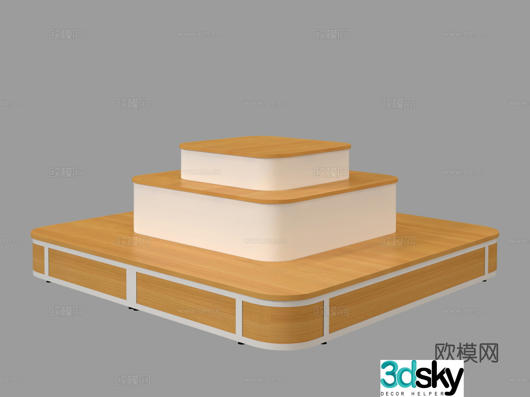 Supermarket shelves Showcase shelves Zhongdao shelves End shelves Showcase Showcase Showcase 3D model