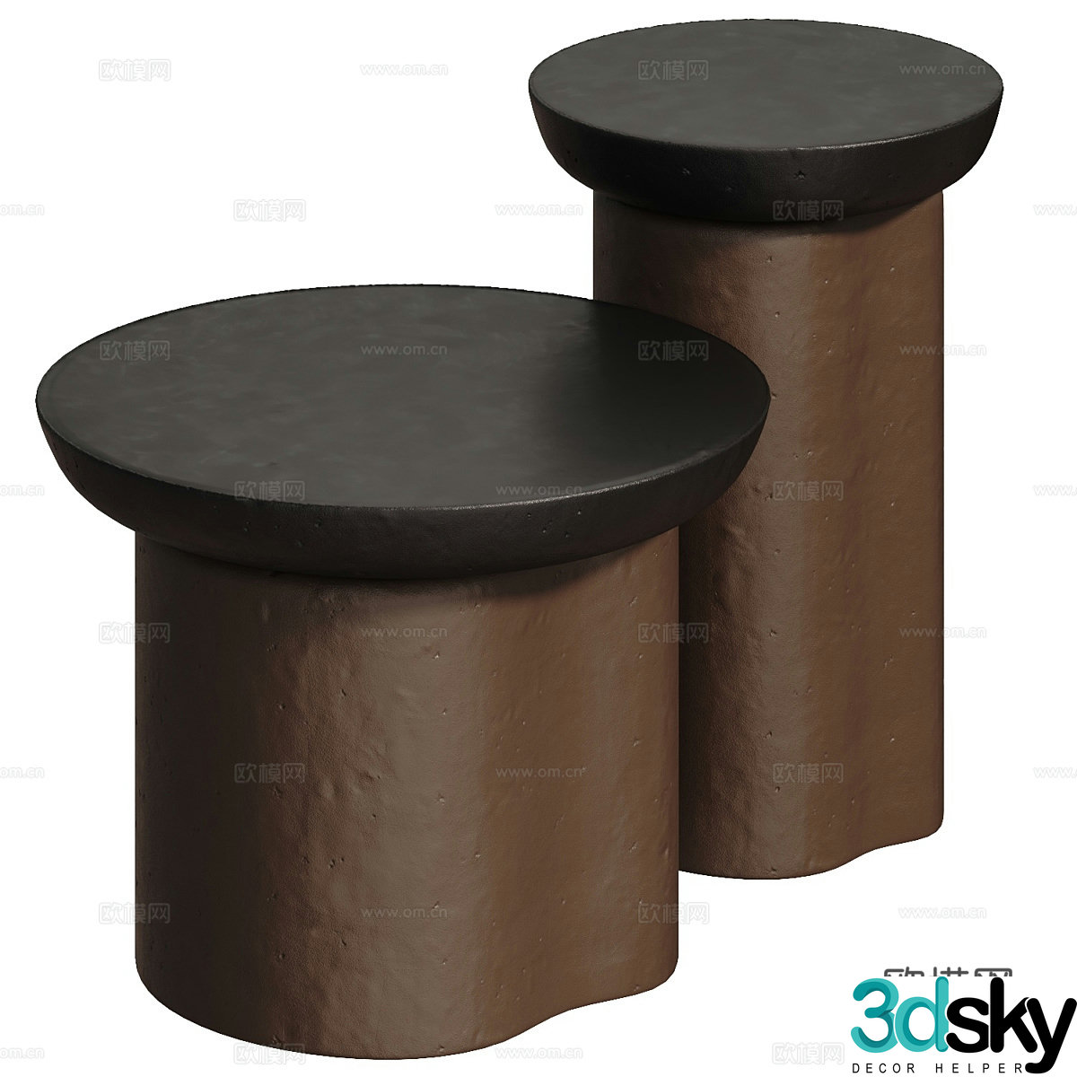 Modern simple coffee table coffee table simple coffee table round coffee table 3D model