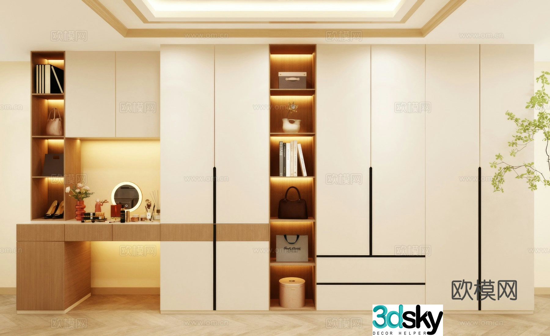 Wardrobe design Wardrobe renderings Wardrobe wardrobe design Wardrobe cabinet 3d model