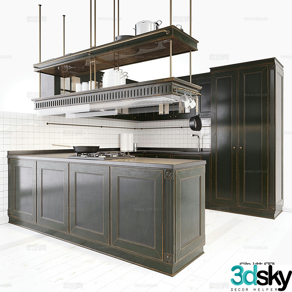 Kitchen Cabinet 3D Model