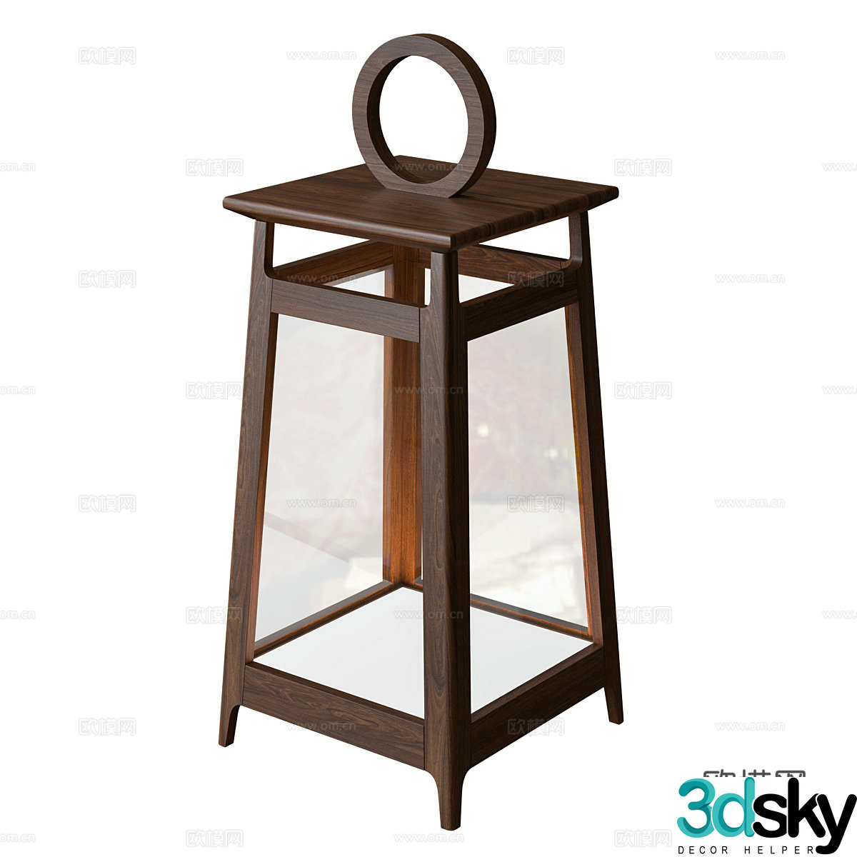 Middle-aged floor lamp Wasabi wind floor lamp B&B floor lamp Courtyard floor lamp Outdoor floor lamp 3D model