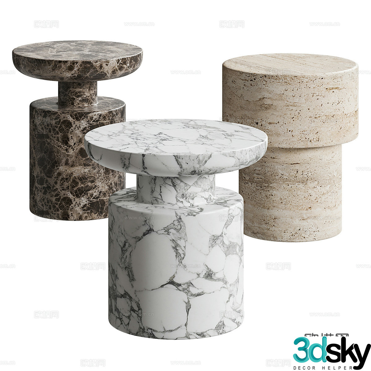 Modern Italian PONTI RICCI RH side 3D model