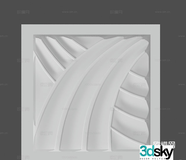3D model of wall decoration hanging painting