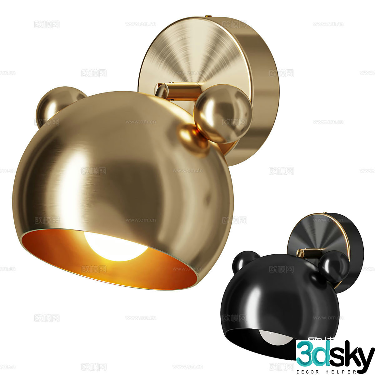 Light luxury wall lamp Decorative wall lamp Metal wall lamp Wrought art wall lamp Art wall lamp Industrial wall lamp 3D model
