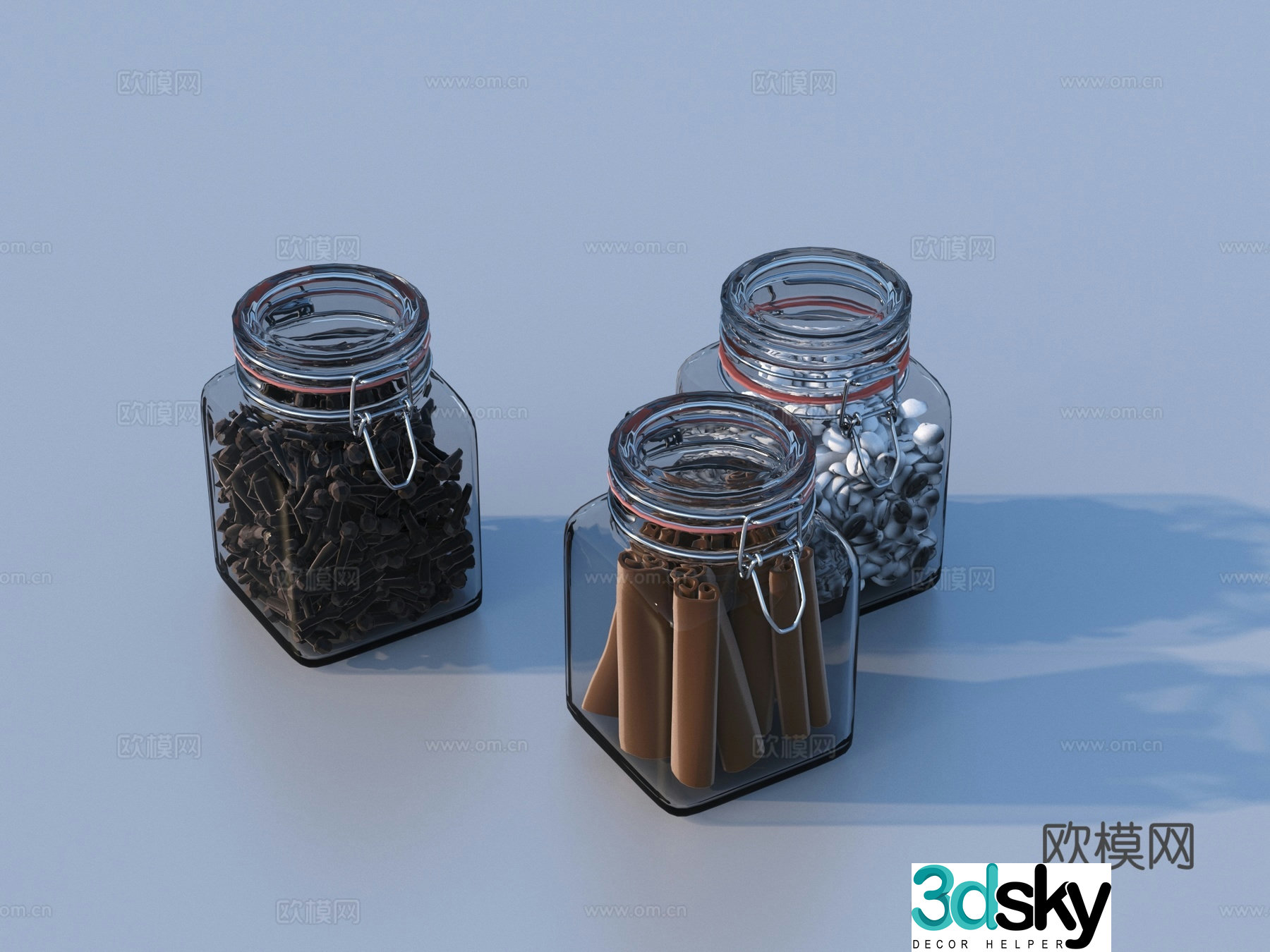 Dried fruits food Chinese medicine Chinese medicine 3D model