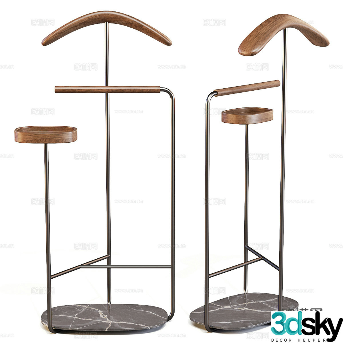 Modern valet parking 3d model