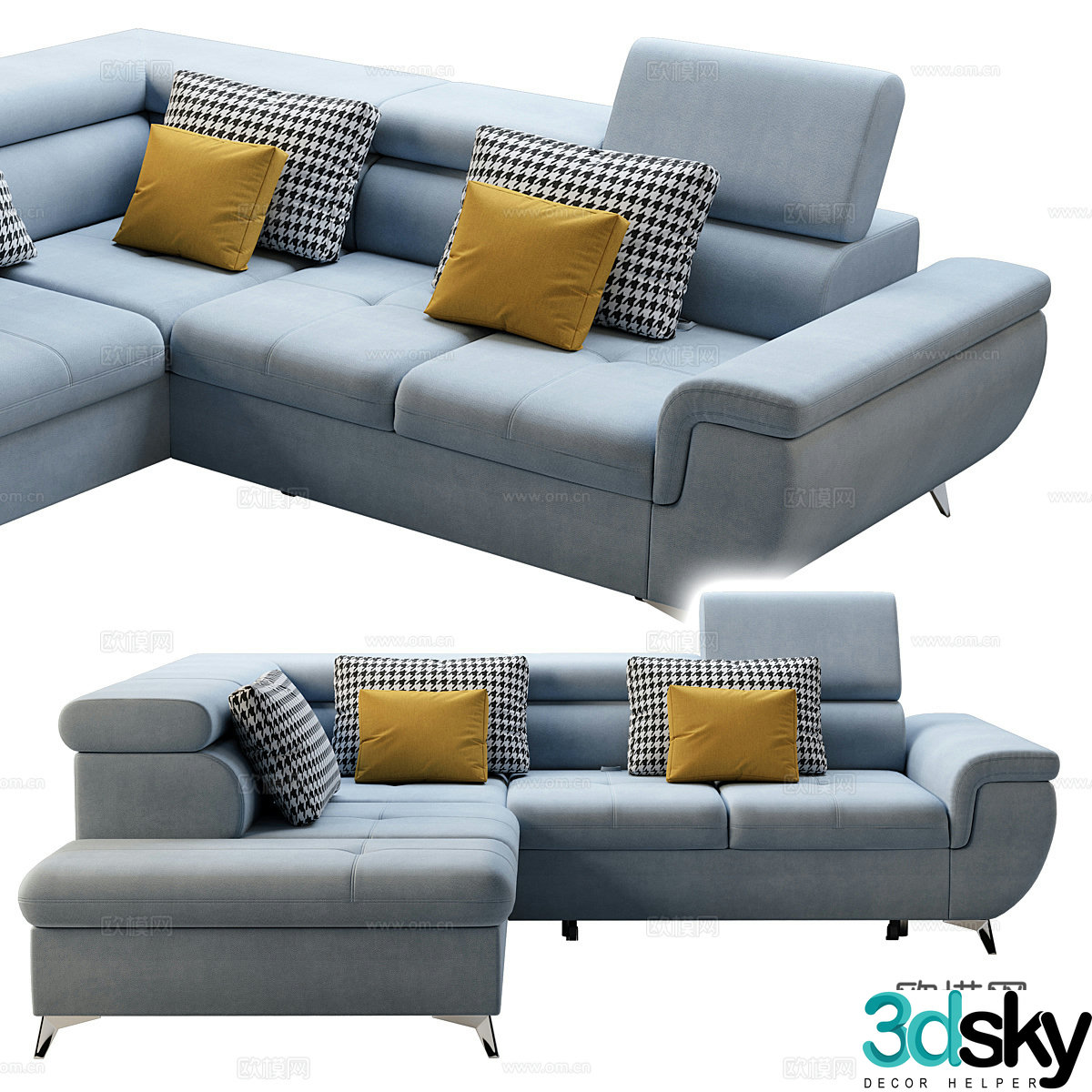 Corner sofa 3d model