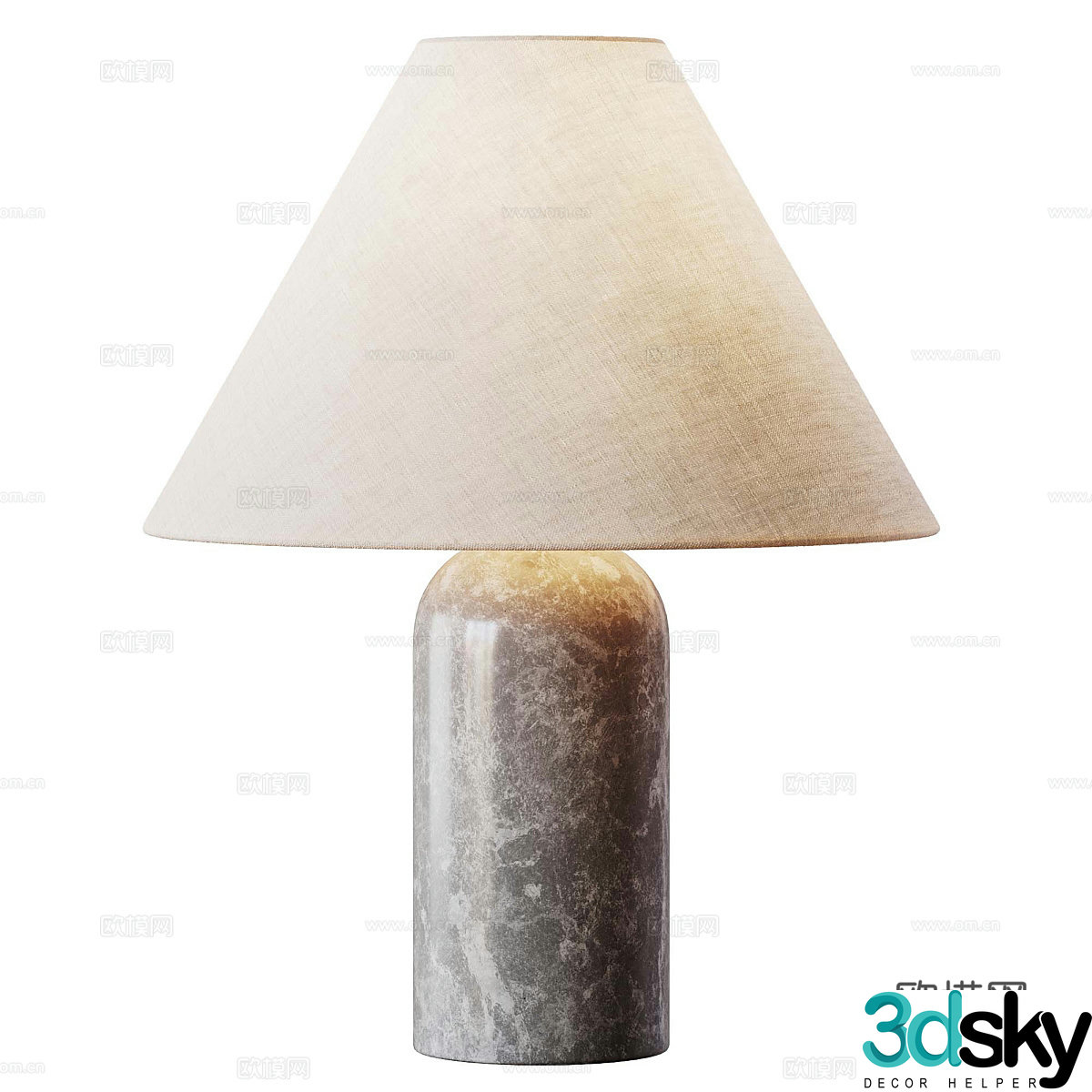 Wasabi Fengteng lamp Decorative table lamp Bedside table lamp Chinese table lamp Tea room table lamp Paper table lamp 3D model