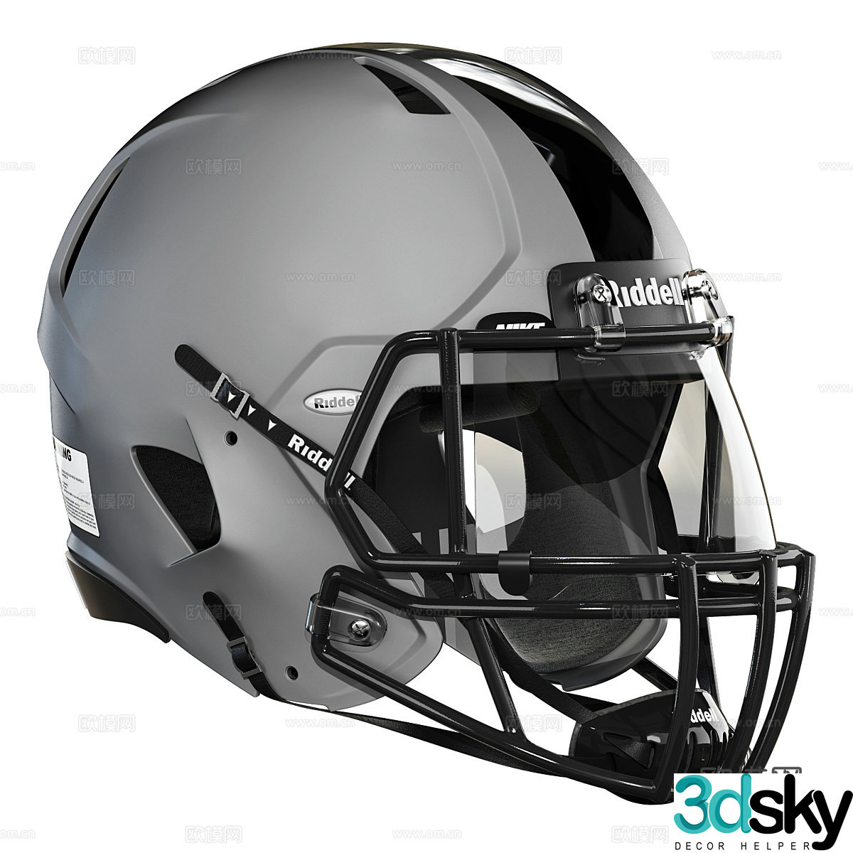 Riddell Speed â€‹â€‹Icon Helmet 3D Model