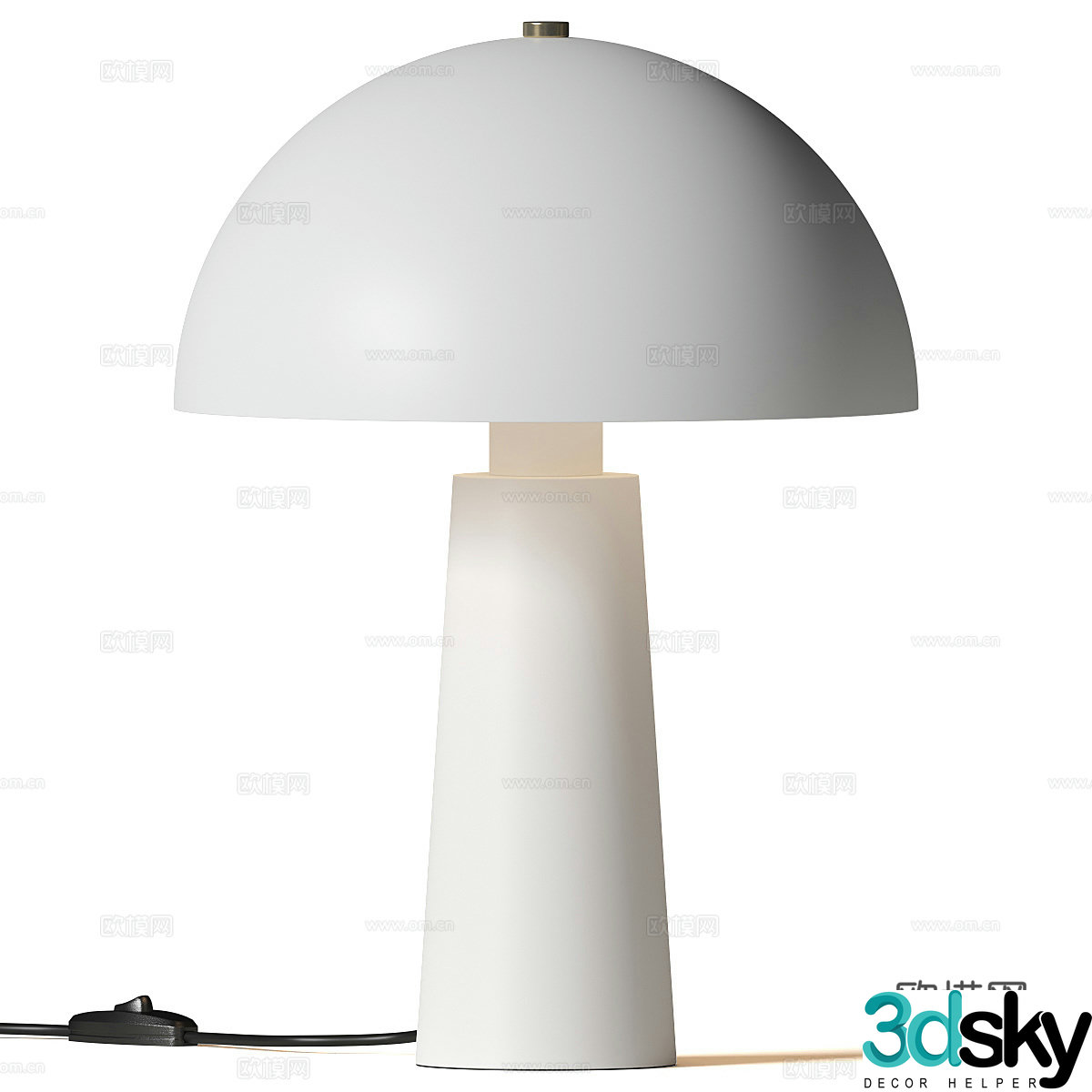 Minimalist desk lamp Simple desk lamp Milk white desk lamp Decorative desk lamp Bedside desk lamp Art desk lamp 3D model