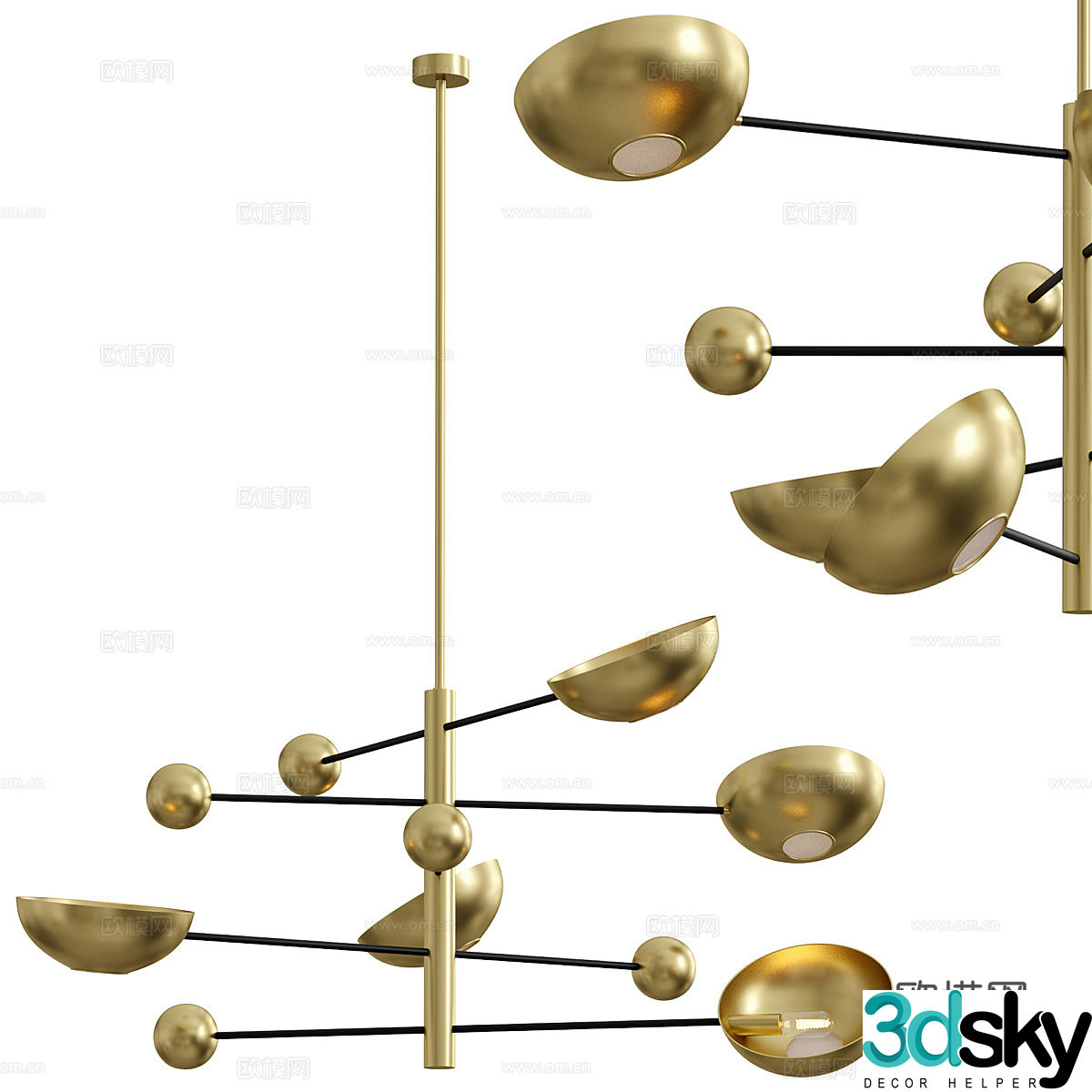 Ceiling light 3d model