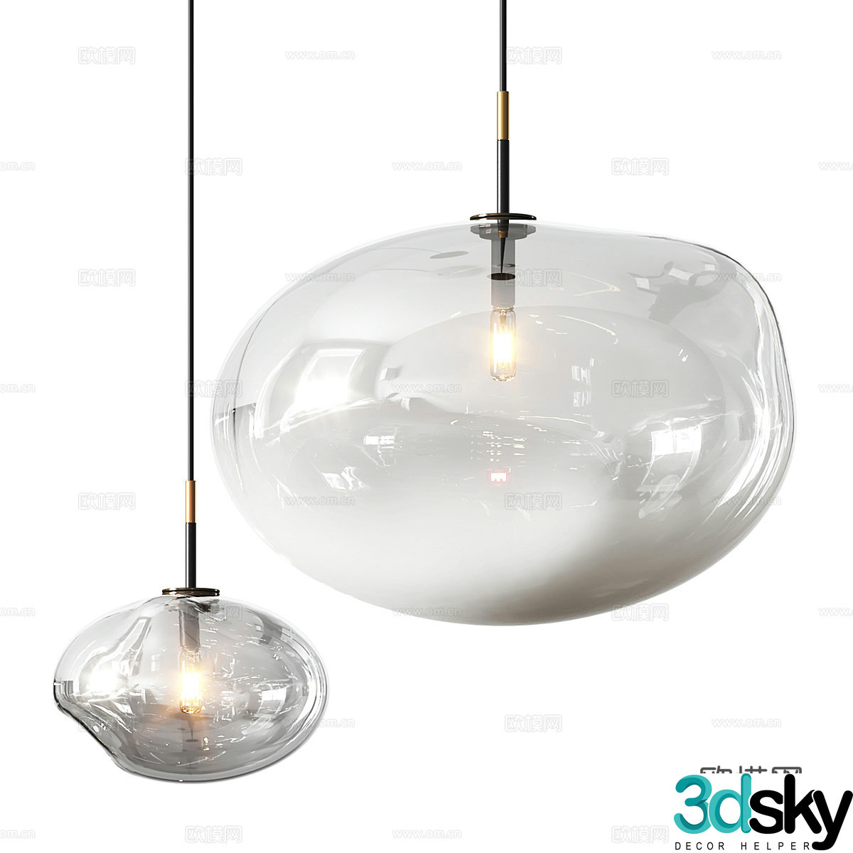 Art chandeliers Restaurant chandeliers Bar chandeliers Decorative chandeliers Glass chandeliers Crystal chandeliers 3D model