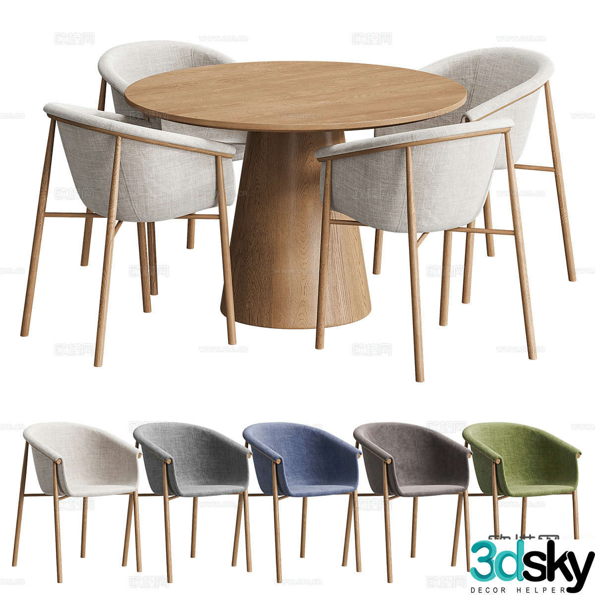 Dining chair 3d model