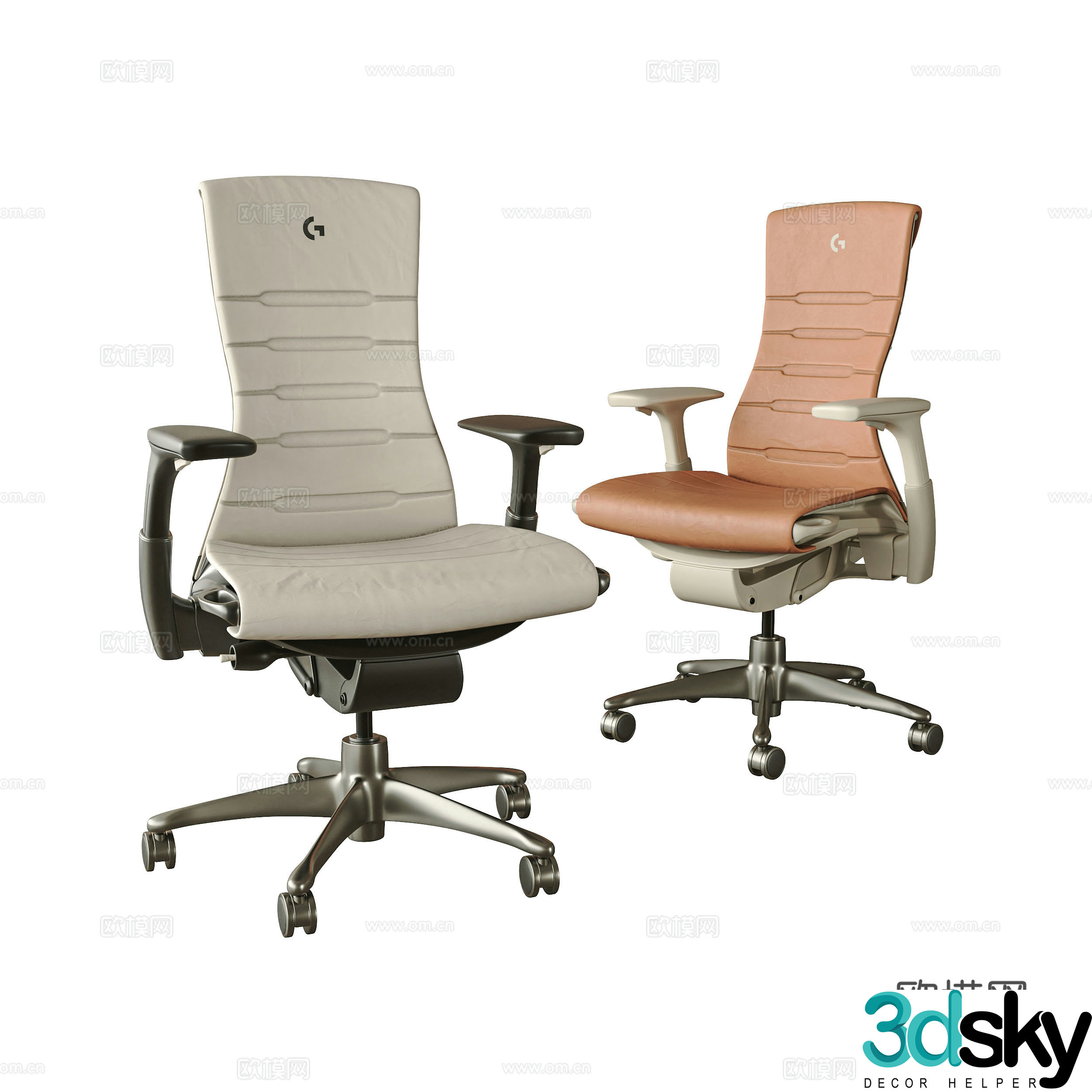 Modern office chair 3d model