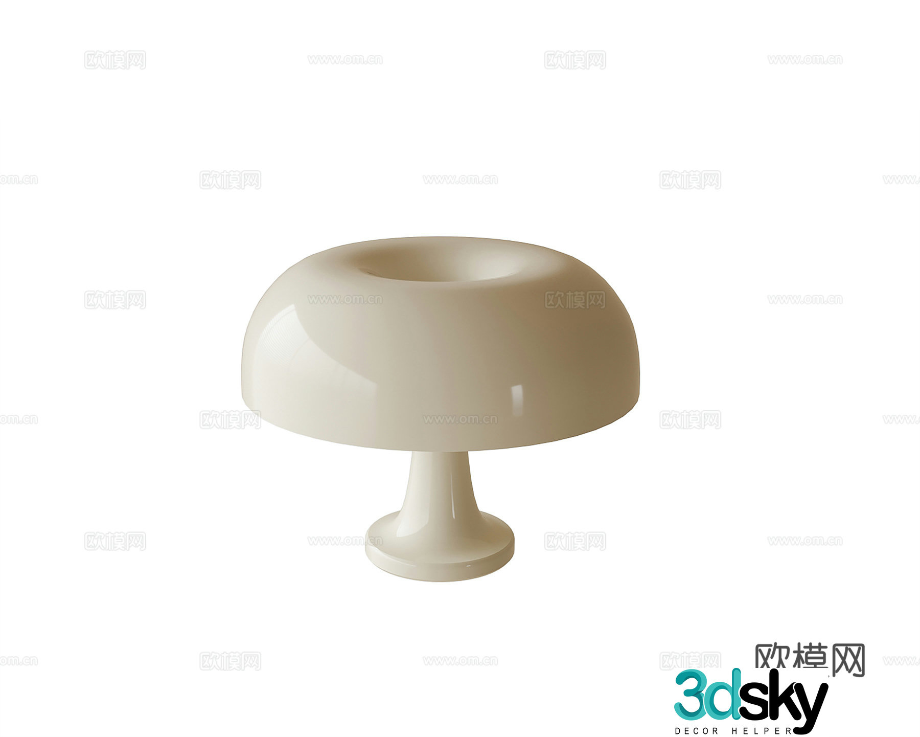 Modern desk lamp 3d model