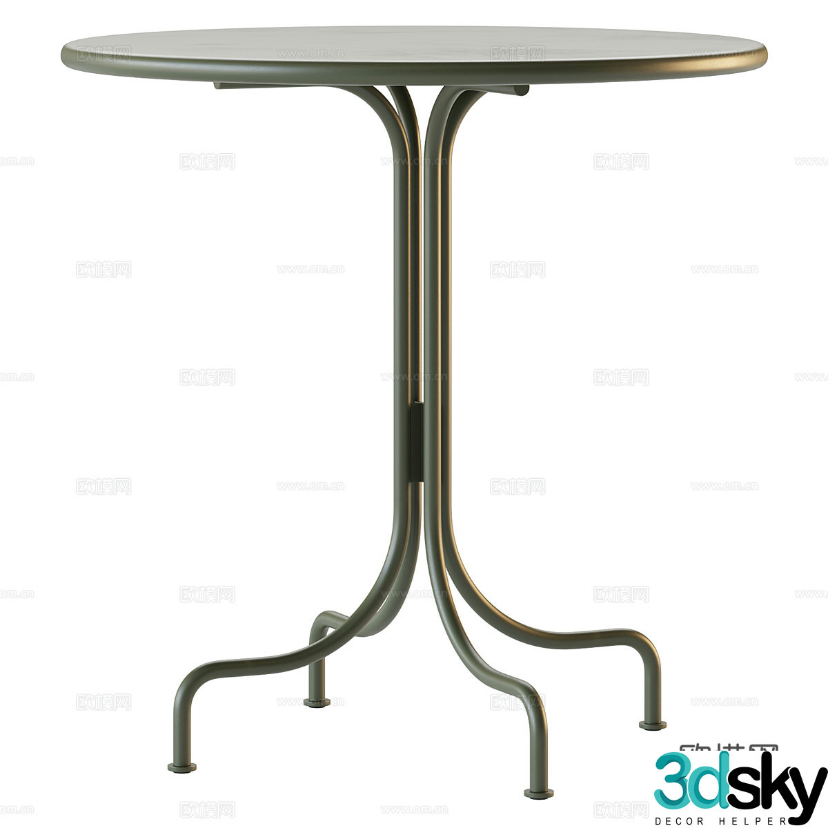 Modern casual coffee table 3d model