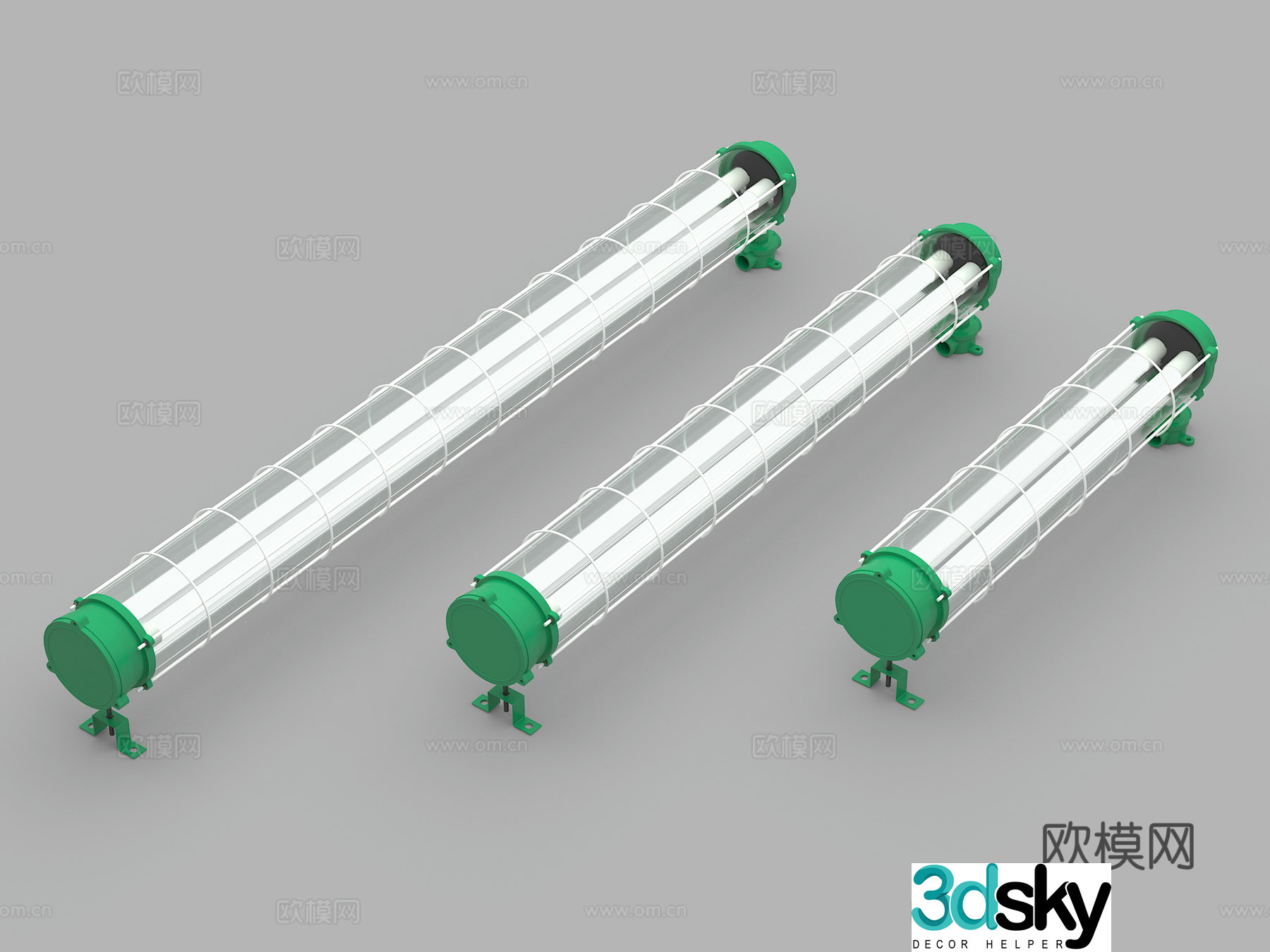 Industrial explosion-proof lamp chandelier lighting lamp 3d model