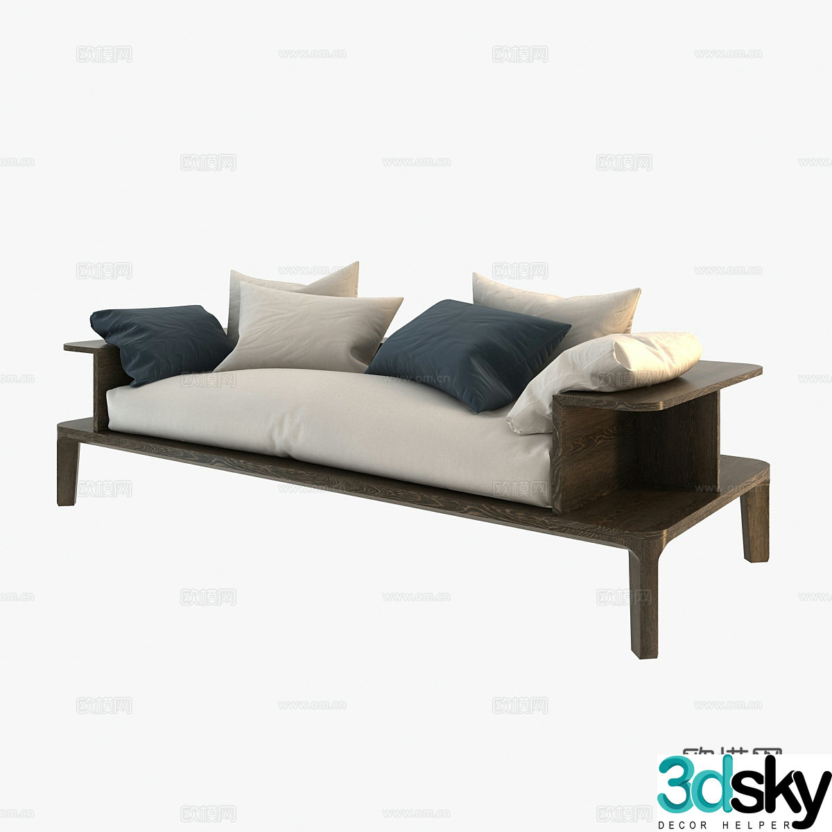 Neri and Hu platform sofa 3D model