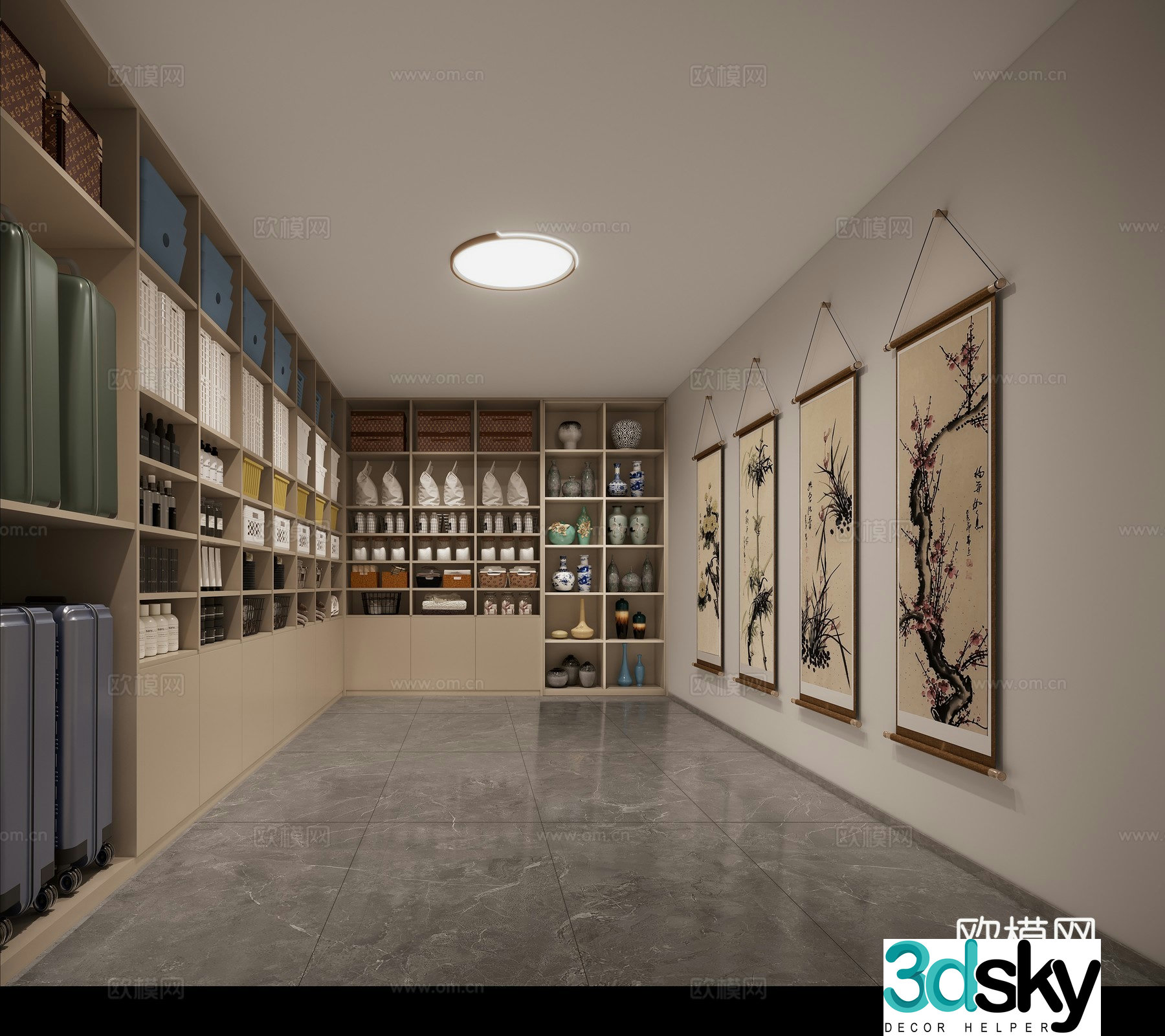 Storage room 3d model